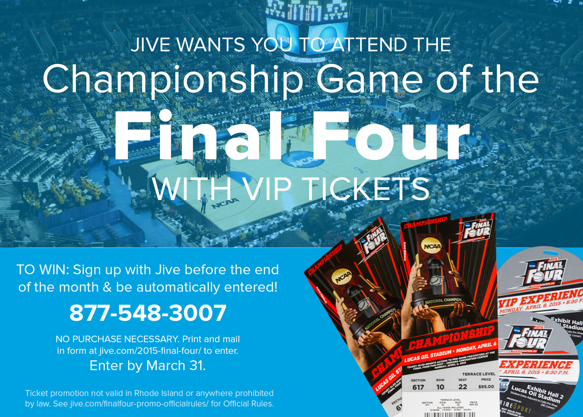 Final Four Jive Sweepstakes
