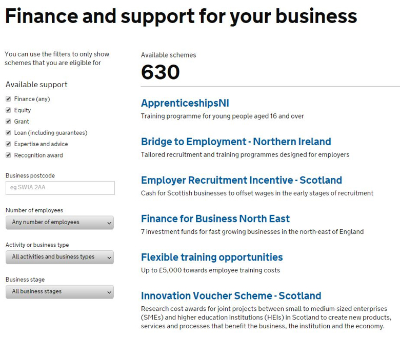 Finance and support