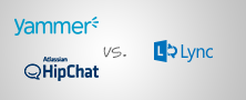 Yammer vs Lync vs HipChat - Comparing Internal Social & Messaging Tools