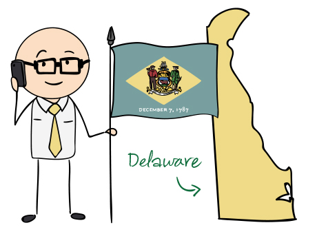 Delaware phone number map