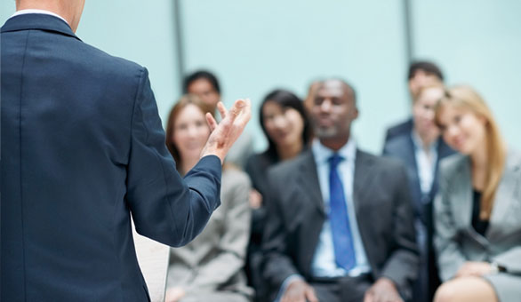 Man Giving a Speech