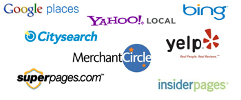 google places yelp and merchant circle