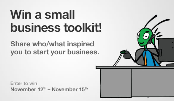 Win A Small Business Toolkit from Grasshopper