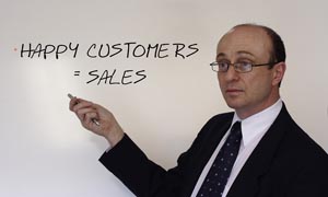 Happy Customers Equals Sales