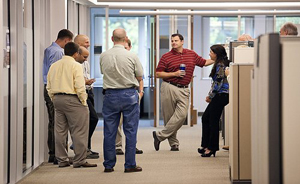 Standup Meeting at Work