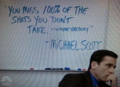 The Office Michael Scott Wayne Gretzky Quote