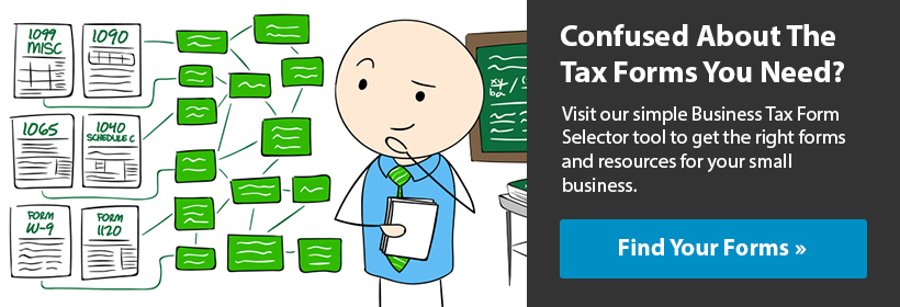 tax form selector cta