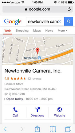 Newtonville Camera mobile