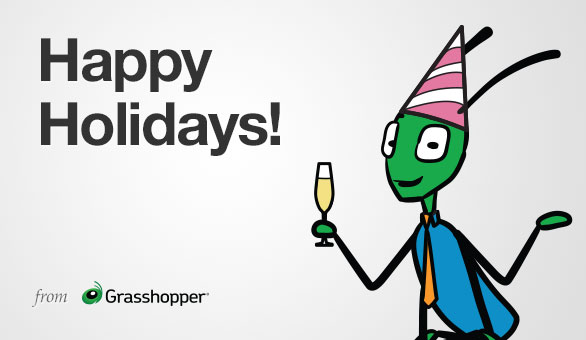 Happy Holidays from Grasshopper