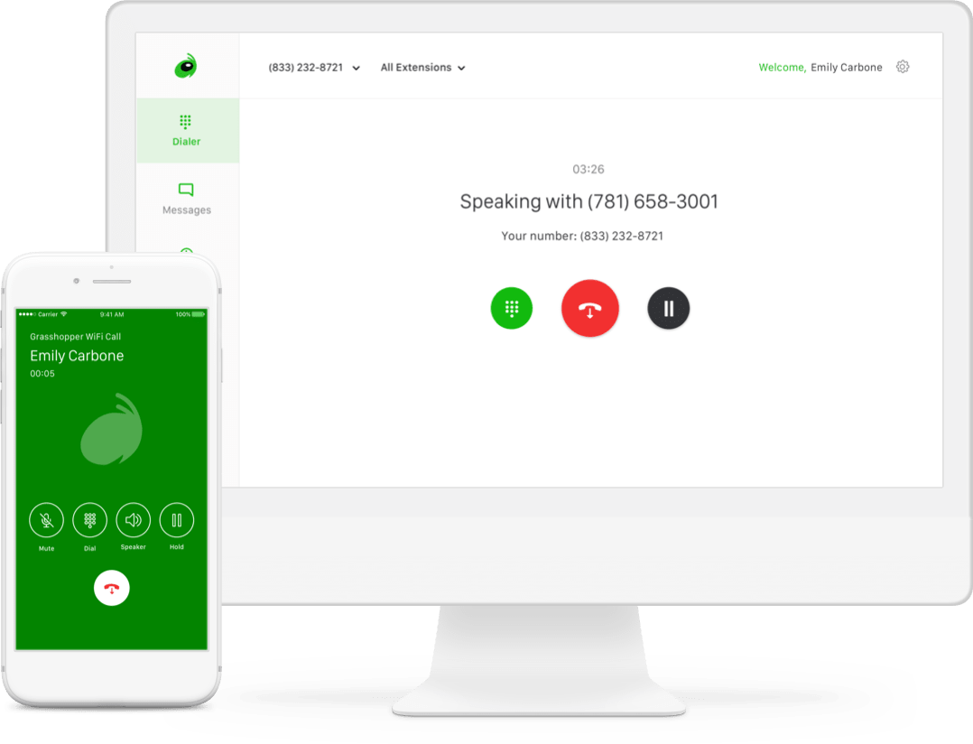 Grasshopper Review: business-texting wifi-calling