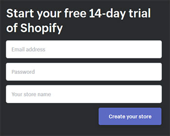 shopify free trial