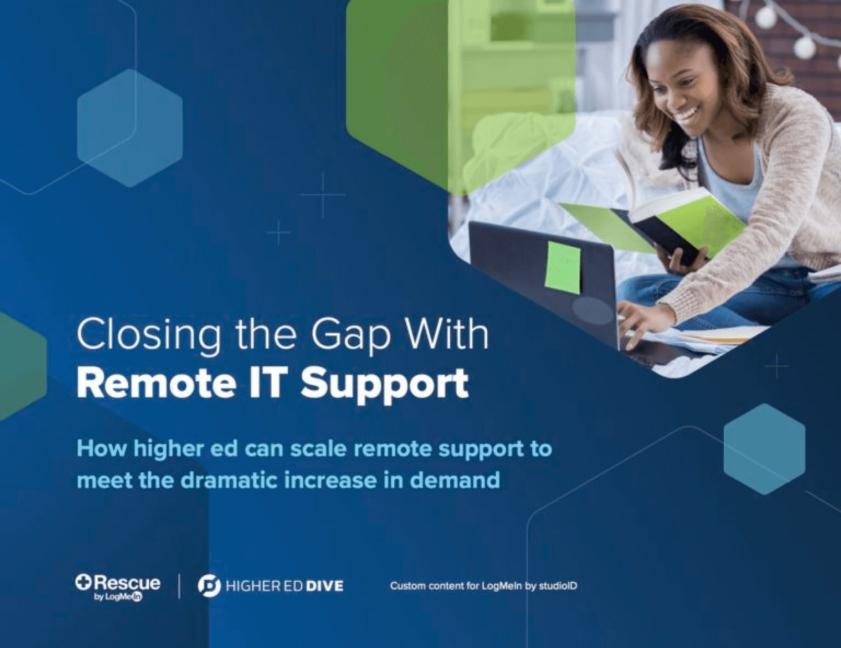 Closing the gap with remote IT support.  How higher ed can scale remote support to meet the dramatic increase in demand.