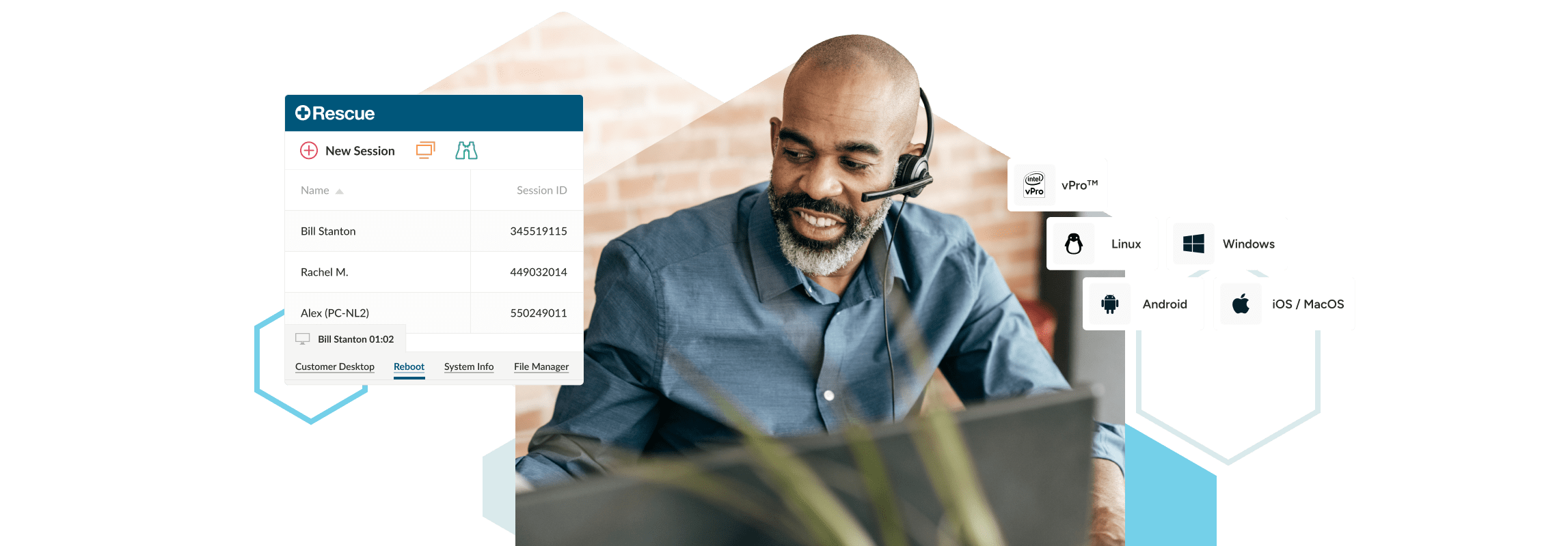 Tech Support Software for Remote Customer Support | LogMeIn Rescue