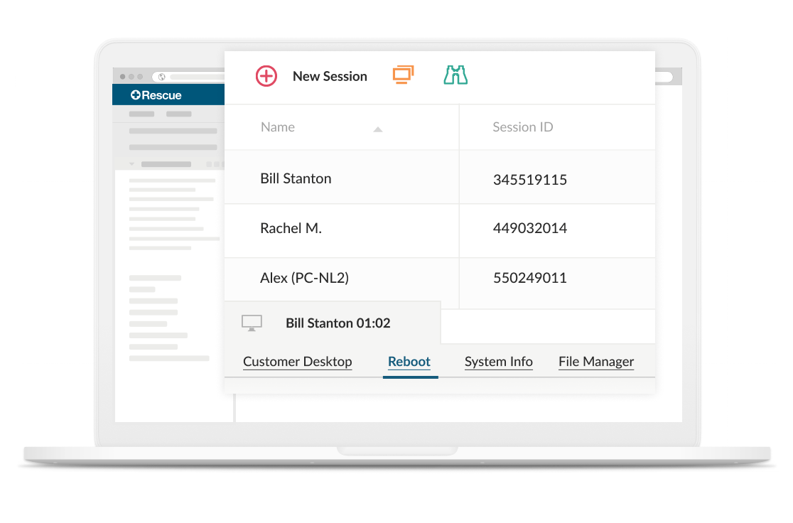 Help agents and employees get more done with Rescue.