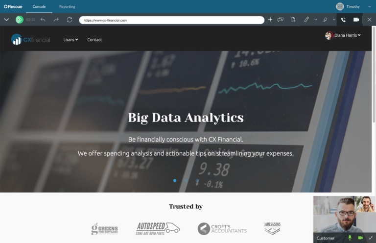 Big data analytics. Be financially conscious with CX Financial. We offer spending analysis and actionable tips on streamlining your expenses.