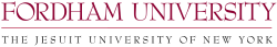 Fordham University logo.